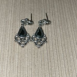 Downton Abbey silver earrings